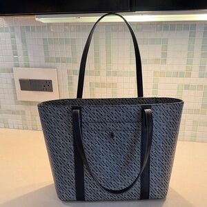 Cole Haan Black and White Patterned Tote